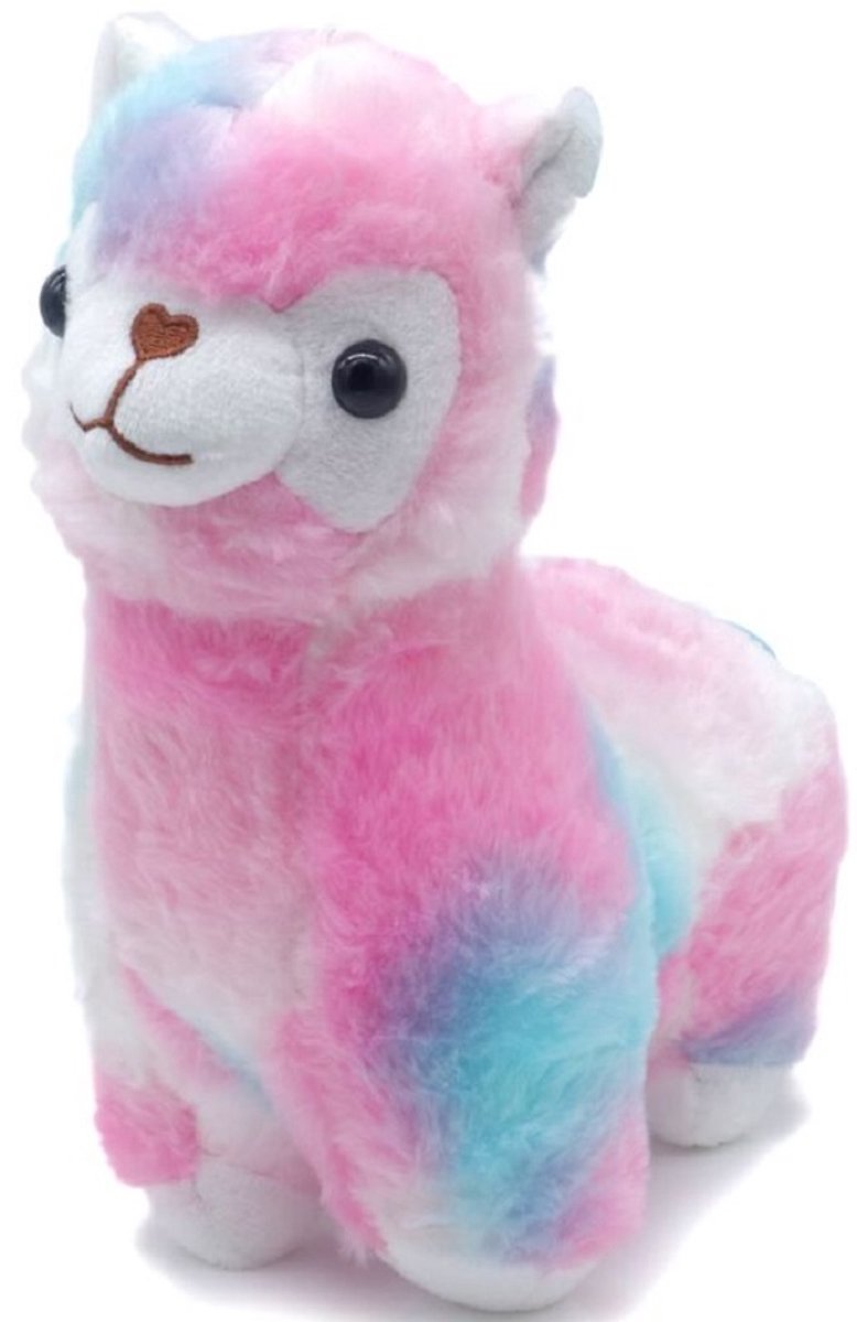 Onweerstaanbaar schattig, deze bijzondere lieve zachte knuffel Alpaca 25cm hoog! Altijd leuk voor bijv. kinderkamer, babykamer, woonkamer, auto en nog veel meer plaatsen. Voor uzelf of om cadeau te geven.