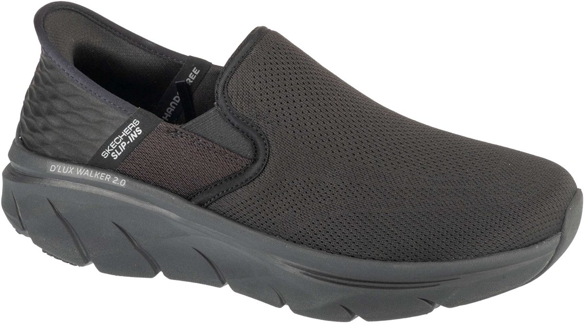 Skechers Slip-ins: D'Lux Walker 2.0 - Reeler, Mannen, Zwart, Sneakers, maat: 47,5