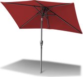Bol.com Parasol met Standaard Ø300x200 cm - Grote Rechthoekige Stokparasols met Zwengelsysteem - Zonwering voor Balkons Tuinen e... aanbieding