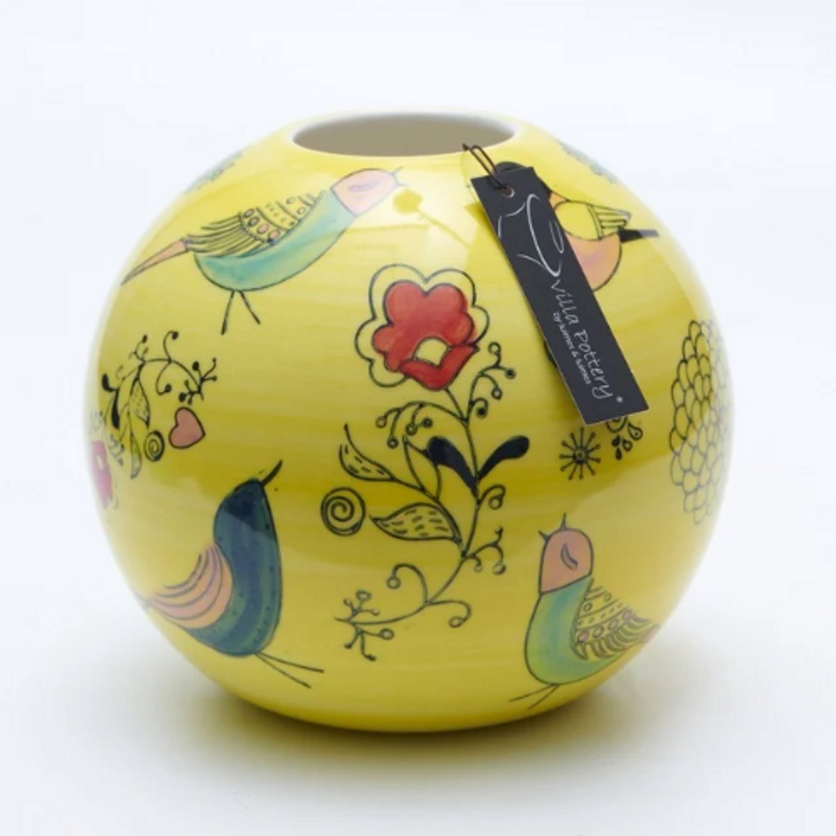 Vaas - Villa Pottery - Decoratie - Woondecoratie - Porselein - Waterdicht - Happy Ball A