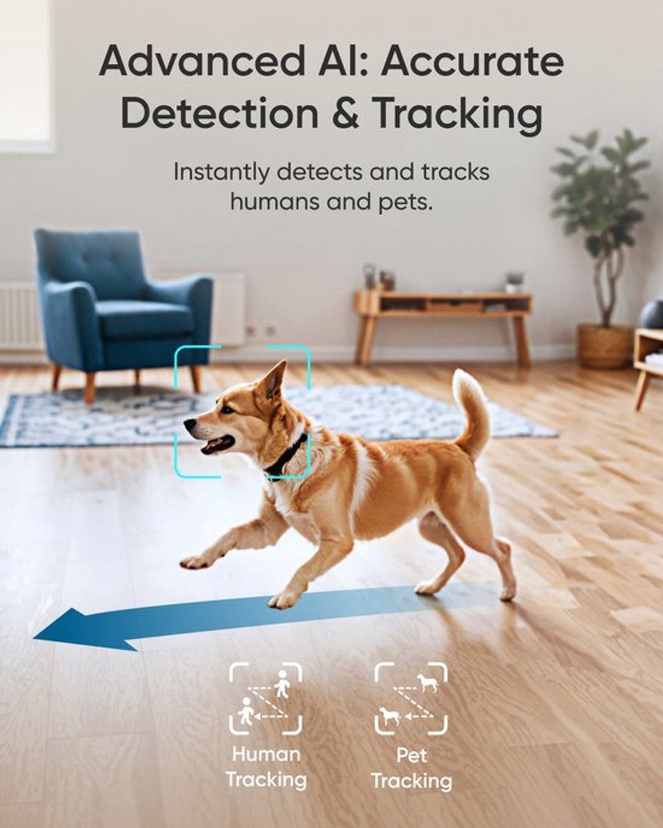 Eufy Security E30 Indoor Camera 4K UHD met Pan & Tilt - afbeelding 3