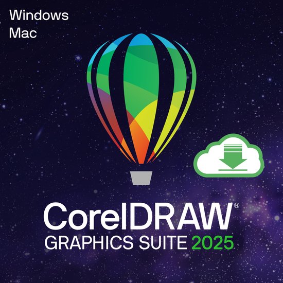 CorelDRAW Graphics Suite 2025 - Eenmalige Aanschaf - Windows & MAC