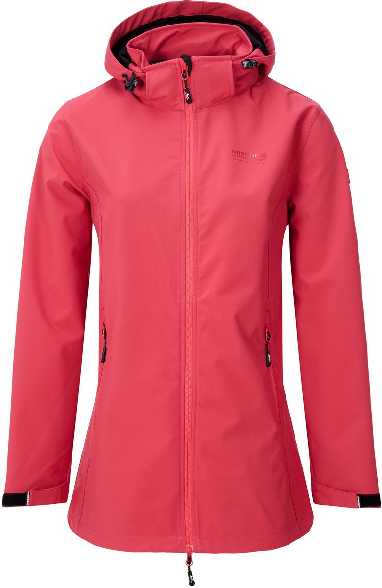 Nordberg Doriene Softshell Outdoorjas Dames Roze