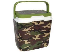 Sunnydays Beach Vibes Koelbox - 29 liter - kunststof - camouflage print - 39 x 27 x 37 cm