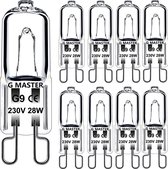 G Master PRO G9 Halogeen lichtbron - 230V - Dimbaar - 28w (vervangt 40W) - Halogeen lamp -(4 STUKS)