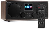 Internetradio - Audizio Foza digitale radio met Bluetooth - DAB radio en FM radio in één - Houtlook