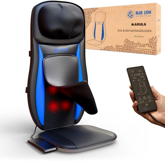 Blue Lion Massagekussen - Rug én Nek Massage Apparaat -