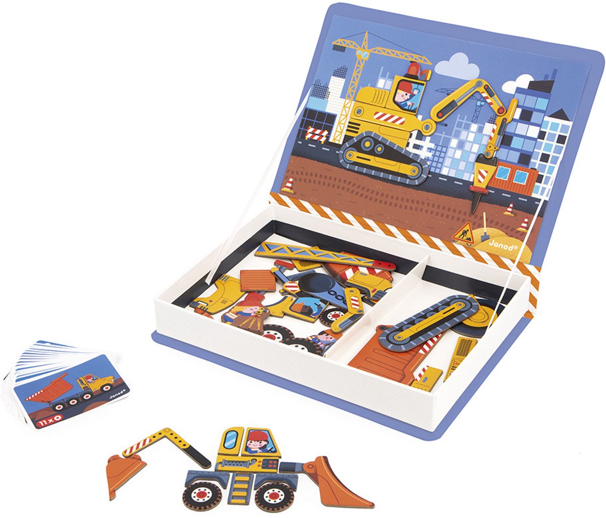 Janod - Magnetibook - Constructie - Magneetboek Speelset — afbeelding 2