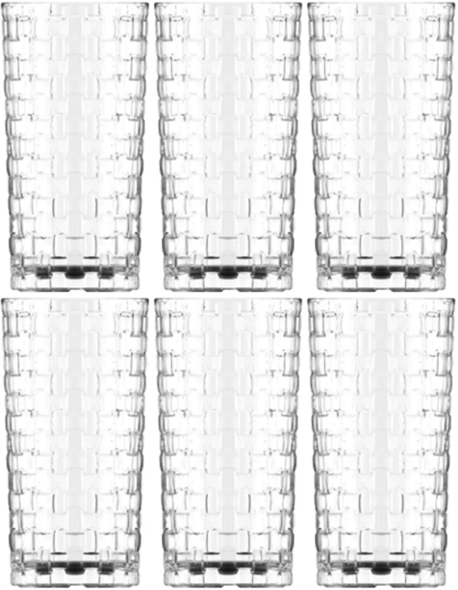 Glozini Longdrinkglazen - Set van 6 - 330ml - Sofia Tumbler