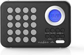 Nedis FM-Radio | Batterij - Netvoeding - AUX - USB | Zwart