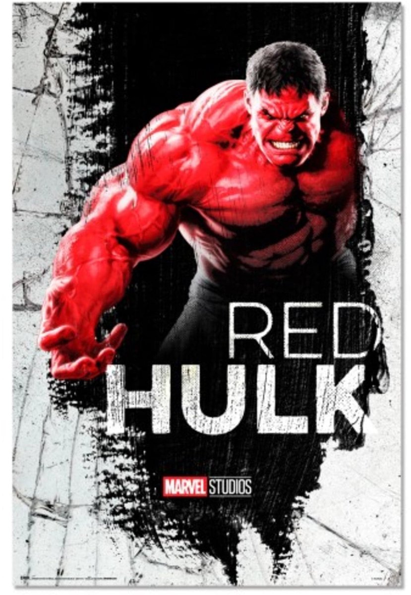Grupo Erik Poster Captain America - Brave New World - Hulk 61x91,5cm Divers