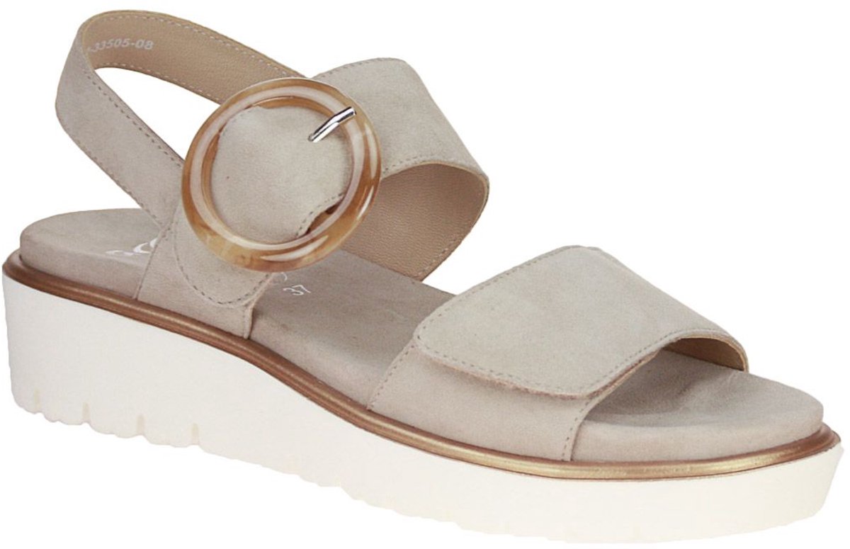 Ara Sandaal Beige Uitneembaar Voetbed