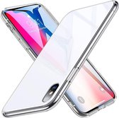 ESR iPhone XS hoes met witte glazen achterkant