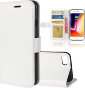 Apple iPhone SE (2020/2022) / iPhone 7 / iPhone 8 hoesje - MobyDefend Wallet Book Case (Sluiting Achterkant) - Wit - GSM Hoesje - Telefoonhoesje Geschikt Voor: Apple iPhone SE (202