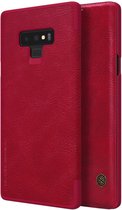 Hoesje voor Samsung Galaxy Note 9, Nillkin Qin series bookcase, rood