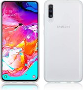 Samsung Galaxy A70 hoesje, gel case, volledig doorzichtig - GSM Hoesje / Telefoonhoesje Geschikt Voor: Samsung Galaxy A70