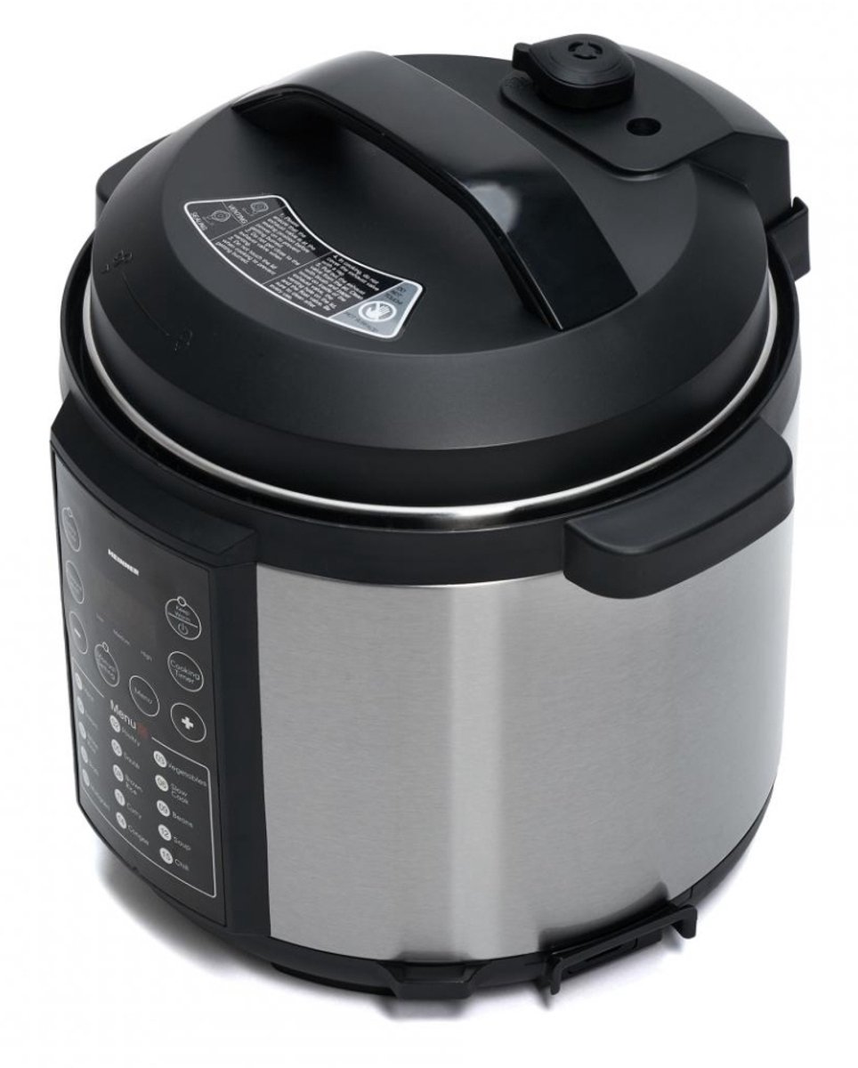 Afbeelding 3 van Heinner Multicooker - 3.8 liter - 15 programma's - Snelkookpan, Sauteerpan, Stomer, Slowcooker, Rijstkoker en Voedselwarmer - RVS