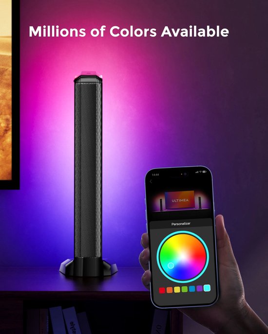 Soundbar - 5.1 - Soundbar met Subwoofer - Soundbar voor TV - Bluetooth - App Control - met RGB Verlichting - 320W Geluidssysteem - Zwart van Belkin — afbeelding 4