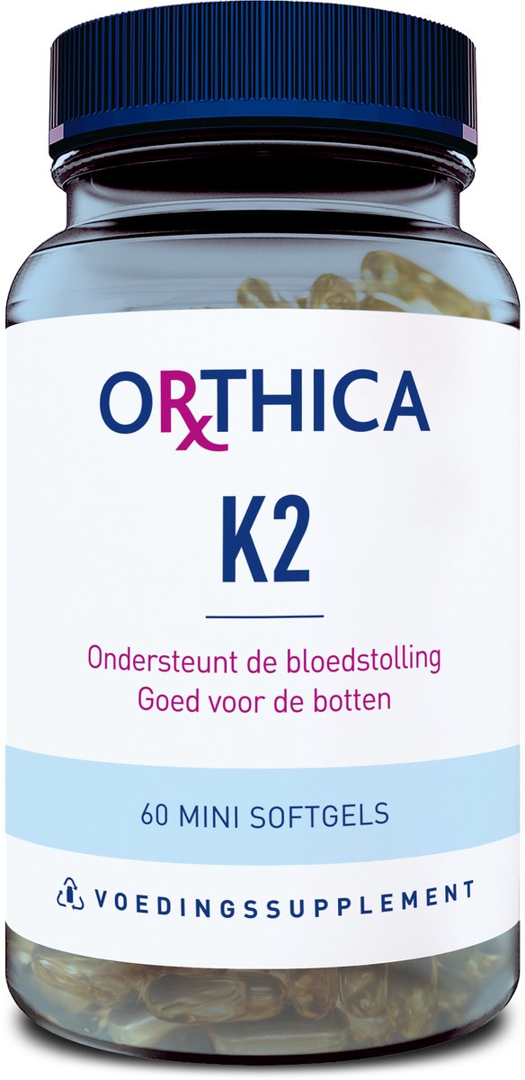 Goedkoopste Orthica K2 - Vitamine K - 60 mini softgels