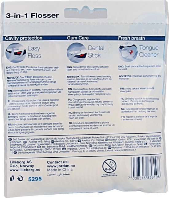 Jordan 3 in 1 - 36 st - Flosser