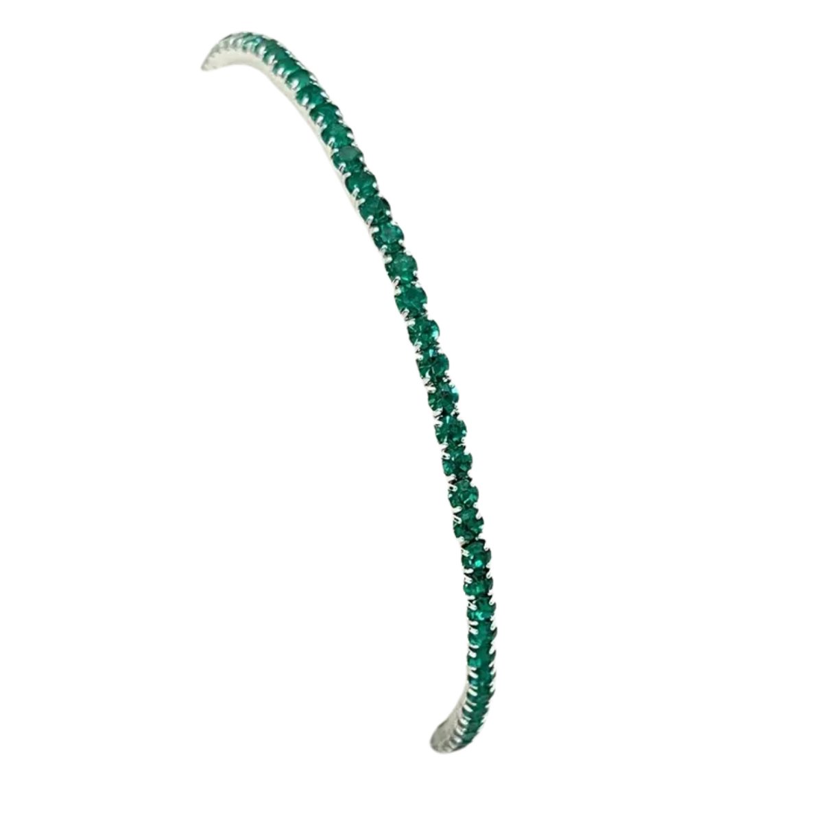 Livano Armband - Staal - Nep Zilver - Dames - Zilver/Groen