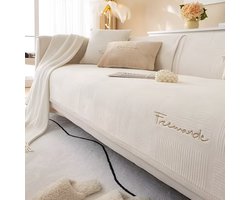 E-Shop4u® - Bankhoezen - FreeMonde Bankhoes - Kussenhoezen - Kussenhoes - 45x45x0 - Beige