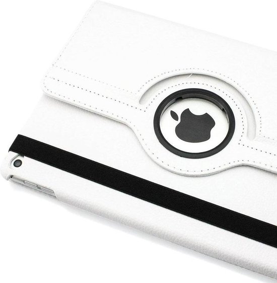 Coque iPad Air 360 degrés en cuir blanc