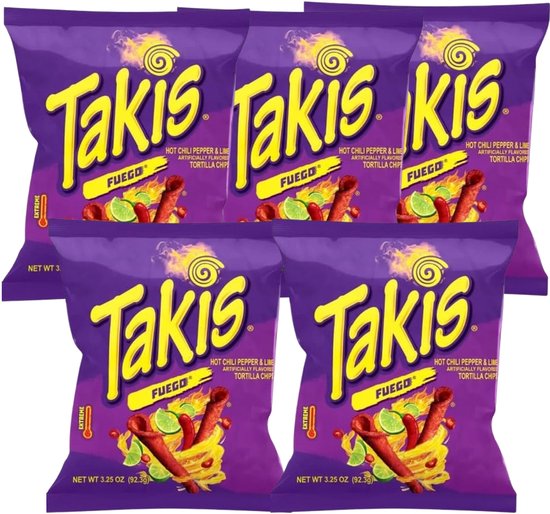 Takis - Fuego - 2x 90 Gram - Hete Chips - Populair