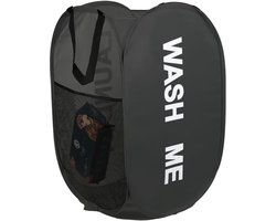 Opvouwbare Wasmand - Ideaal voor Thuis of Reizen - Zwart