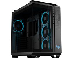 ASUS TUF Gaming GT502 Horizon - PC-behuizing - ATX - Micro-ATX - Mini-ITX - 4 interne bays - Zwart