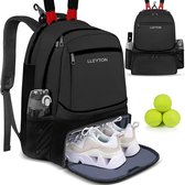 Tennistas - Tennisrugzak - Tenniszak - Tennis rugzak - Zwart