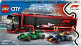 Bol.com LEGO City F1 truck met RB20 en AMR24 F1® auto's speelset - 60445 aanbieding