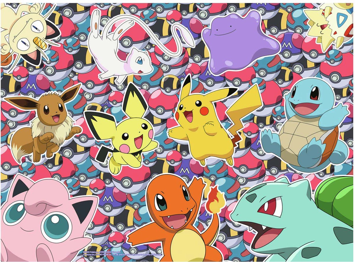 Ravensburger puzzel Pokemon - Legpuzzel - 100 XXL stukjes