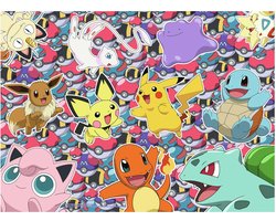 foto van Ravensburger puzzel Pokemon - Legpuzzel - 100 XXL stukjes