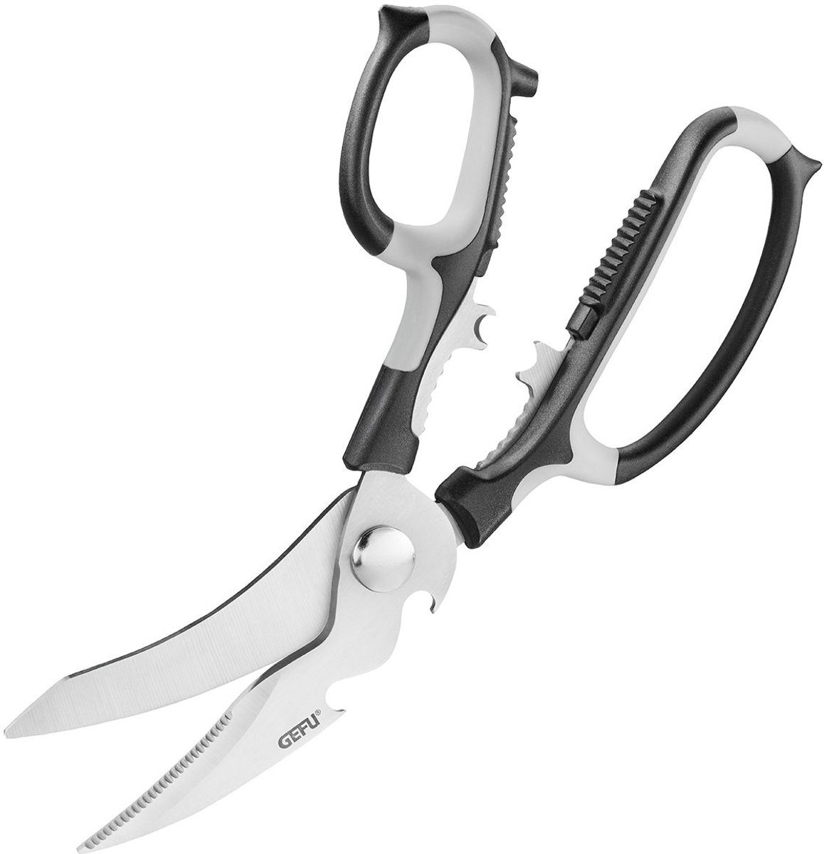 GEFU MULTICO Multifunctionele schaar - Keukenschaar - Hobbyschaar - Gevogelteschaar - Notenkraker - Flesopener