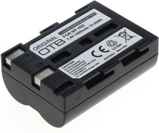 OTB Accu Batterij Konica Minolta NP-400 - 1300mAh | bol.com