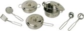 Small Foot - Metalen Pannenset, 11dlg,