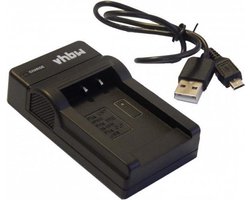 vhbw USB-C-oplader compatibel met Canon Digital Ixus 310HS, 25is, 210, 300HS, 105is, 200is camera/camcorder - oplaadstation + USB-C-kabel met oplaadindicator
