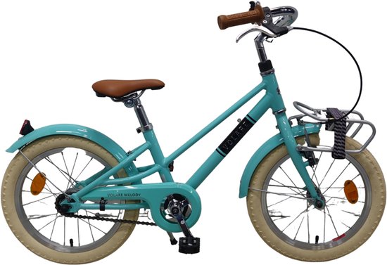Volare Melody Kinderfiets - Meisjes - 16 inch - Turquoise - Prime Collection van Volare — afbeelding 2
