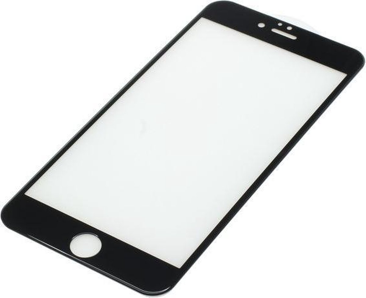 OTB Screen Protector van gelaagd glas voor Apple iPhone 6 Plus / 6s Plus (zwart) Full Cover