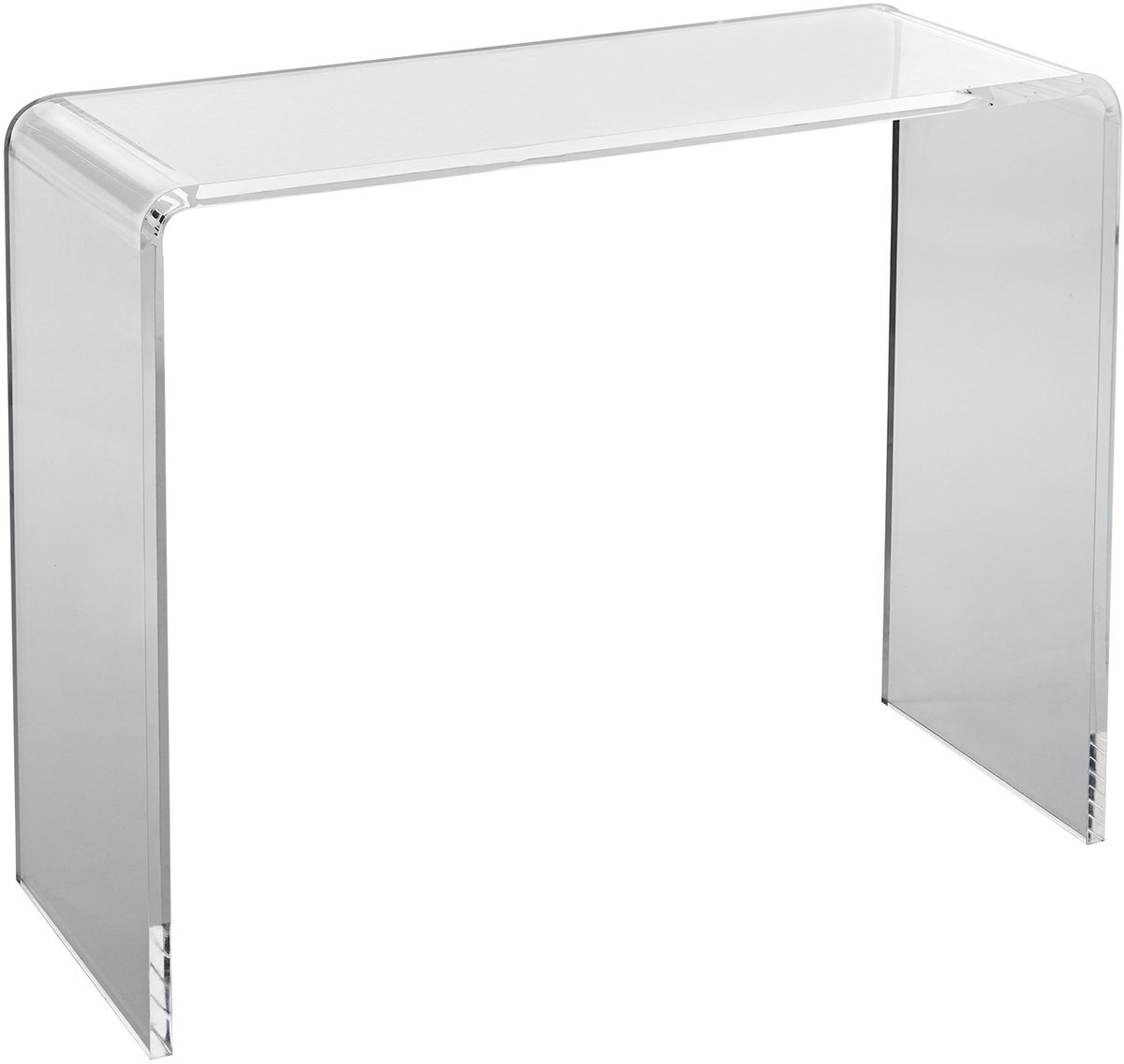 Acryl Consoletafel 95 X 38 X 74 cm, Transparante Bijzettafel voor Woonkamer, Eetkamer, Hal, modern design, Helder Acryl