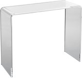 Table console en Acryl 95 x 38 x 74 cm, table d'appoint transparente pour salon, salle à manger, couloir, design moderne, Acryl transparent