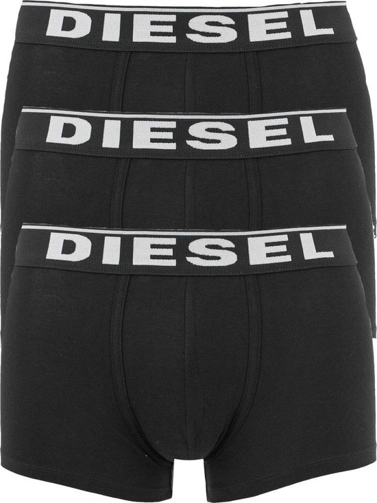 Diesel - Heren - 3-Pack Boxershorts Damien - Zwart - XXL bol.com