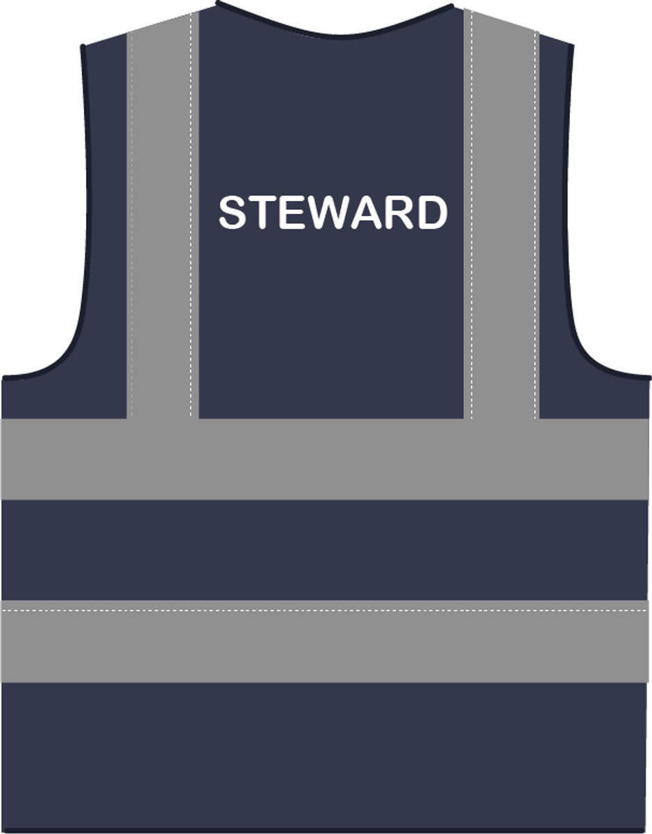Steward hesje RWS marineblauw