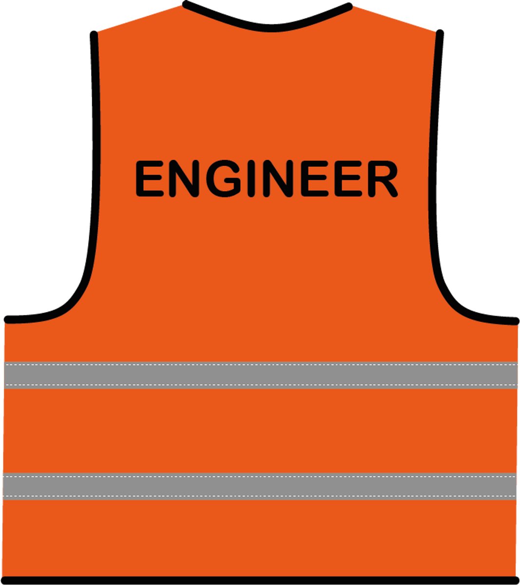 Engineer hesje oranje