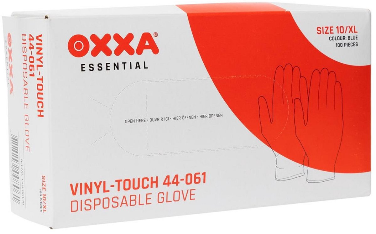 M-Safe 4060 Disposable Vinyl Handschoen 10/XL