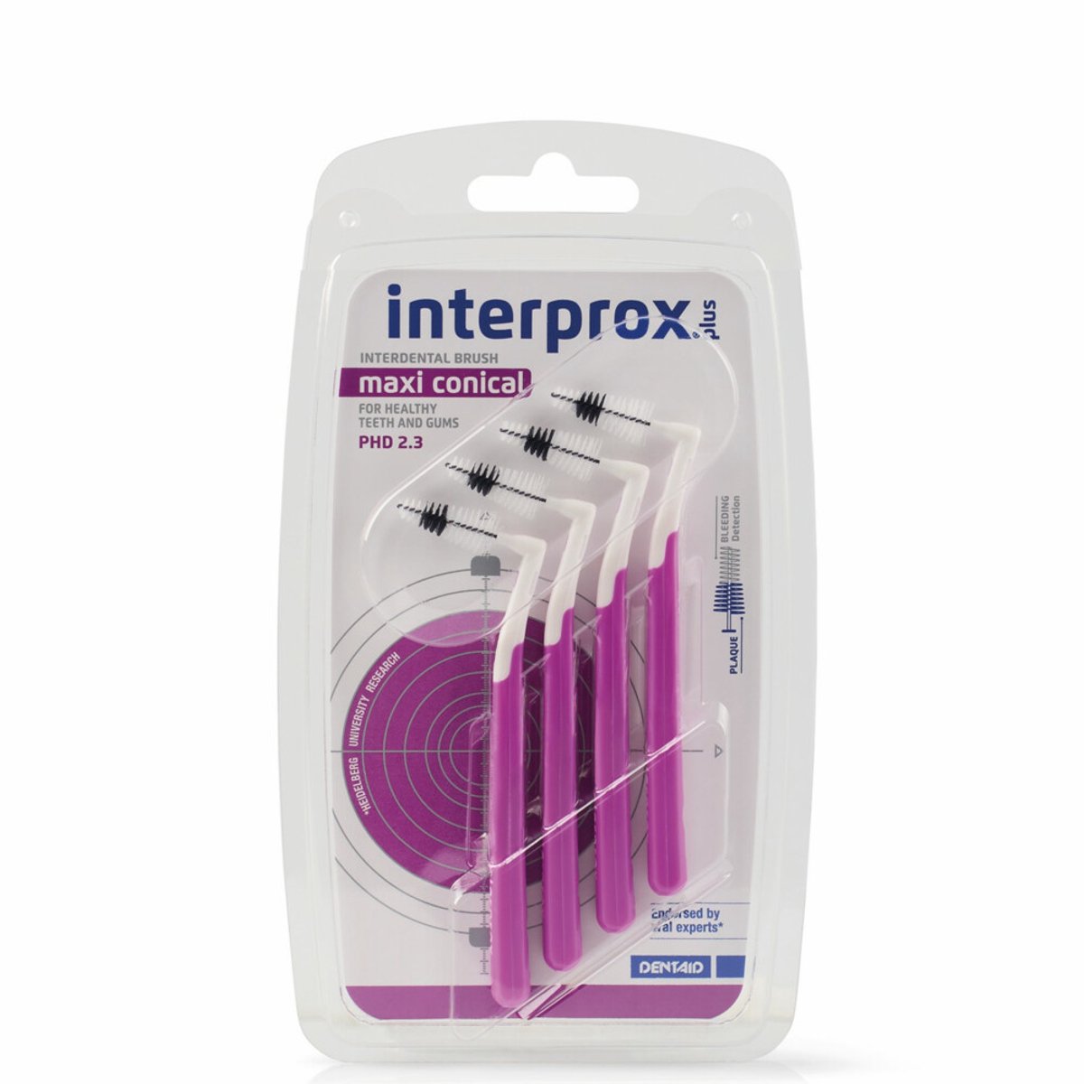 Interprox Ragers Plus Maxi Conical Paars PHD 2.3 - 6 x 4 stuks - Voordeelverpakking
