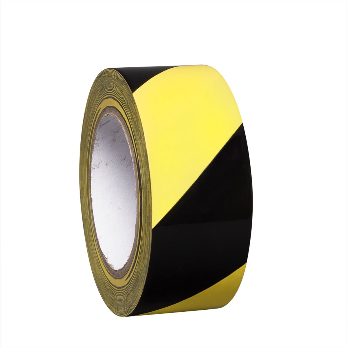 Proline vloermarkeringstape, geel zwart 75 mm