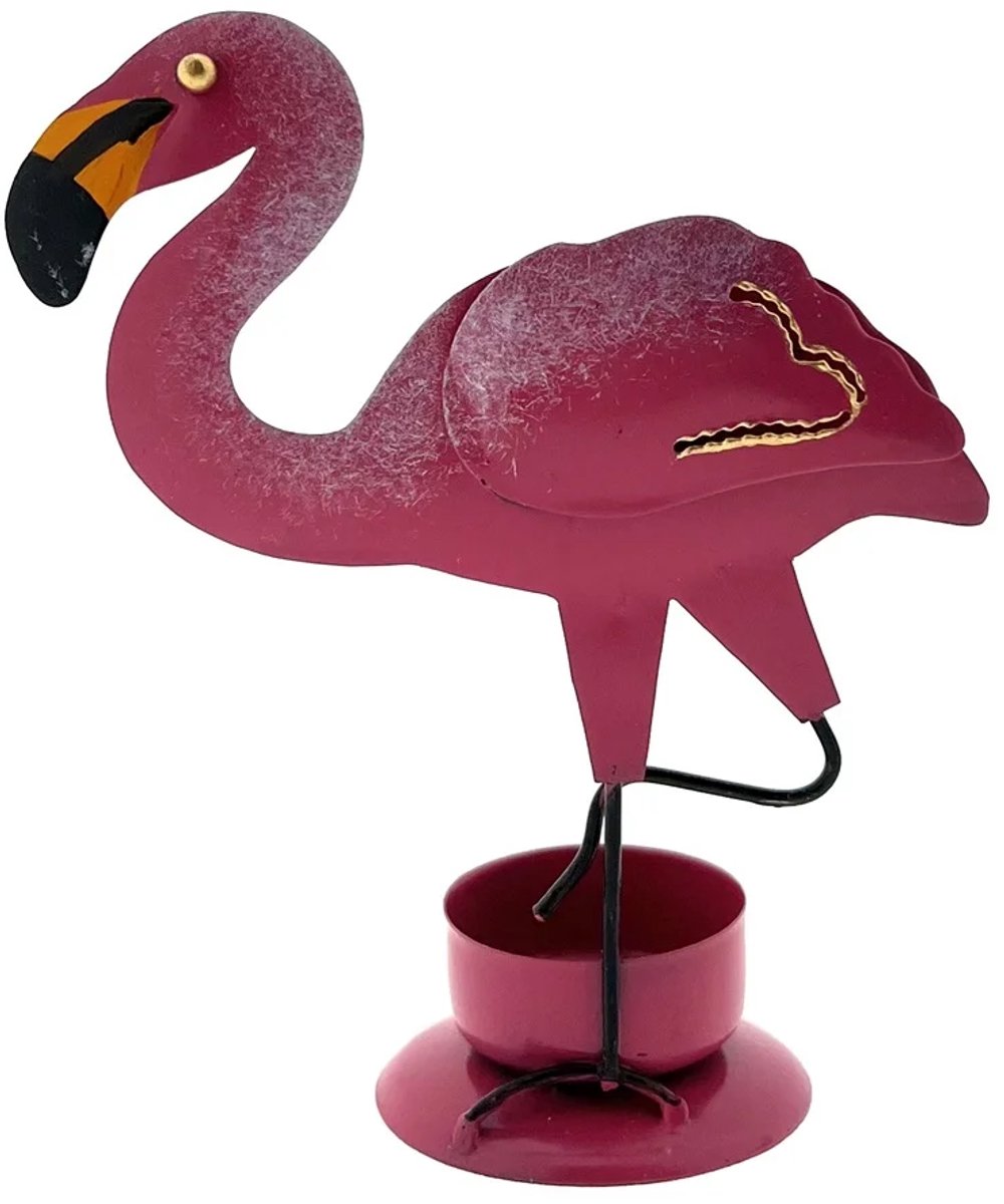 cot Metalen waxinelicht houder flamingo Joka Multi