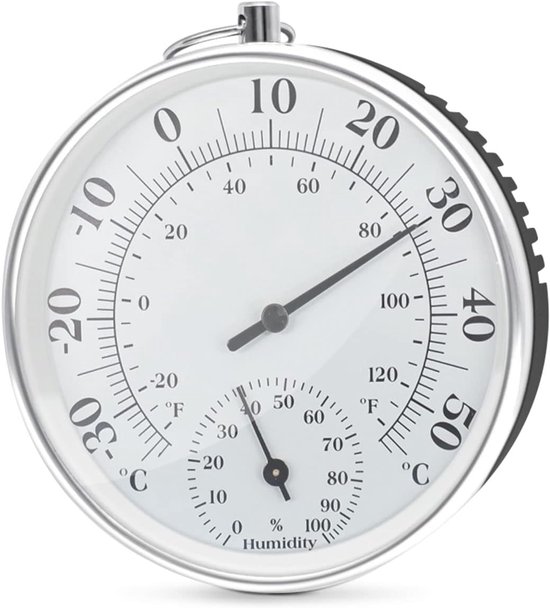 RVS Thermometer -10 tot 110 graden, per stuk. · Het Nieuwe Licht